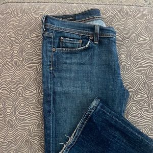 Citizen of Humanity low rise flare jeans in a size 31.
